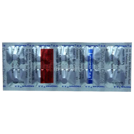 tropan 2.5mg tablet 10's
